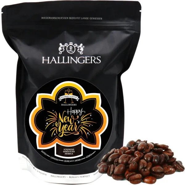 Happy New Year - Edel-Kaffee, langzeit geröstet