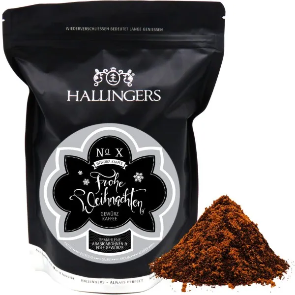Weihnachtskaffee (Filterkaffee-Mahlung) - Würz-Kaffee, langzeit geröstet