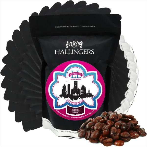 10x No. LL - Landsberg - Edel-Kaffee-Set, langzeit geröstet