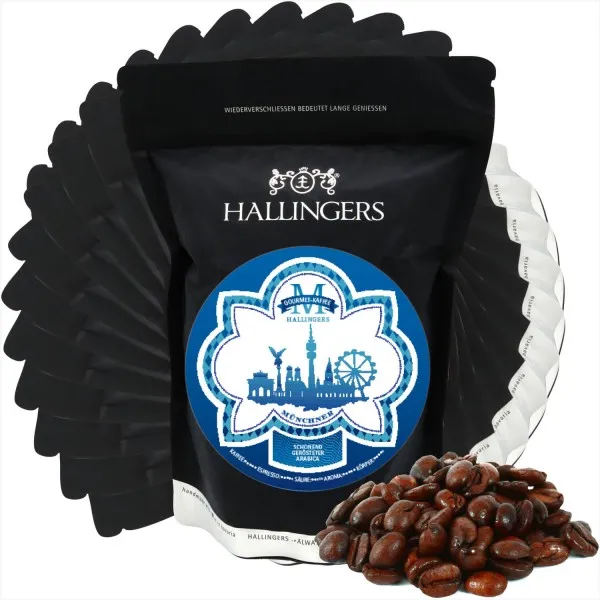 10x No. M - München - Edel-Kaffee-Set, langzeit geröstet