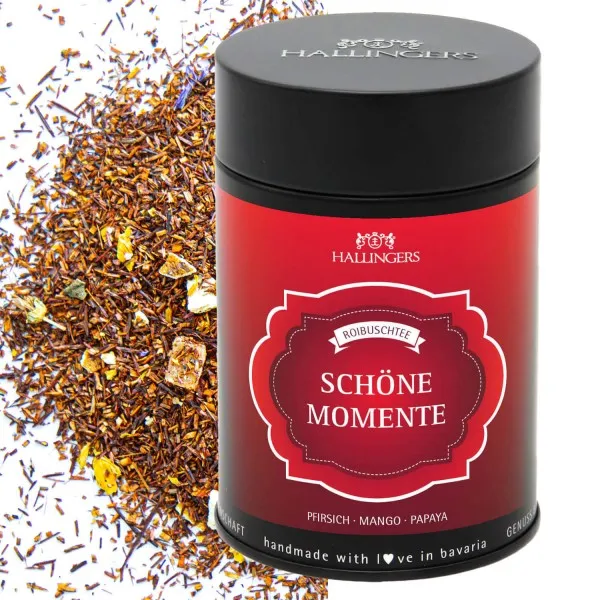 Schöne Momente (mit Ananas, Orange & Papaya) - Roibusch Tee, loser Tee Geschenkdose