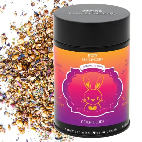 Oster Freude (mit Kaktus, Himbeer & Hibiskus) - Cold Tea, loser Tee Geschenkdose