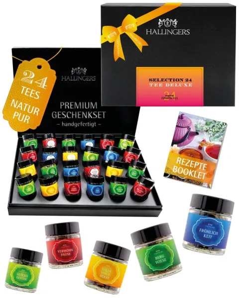 Tee Deluxe Selektion 24 - No. 1 - Tee-Set, 24x loser Tee Geschenkbox
