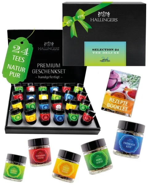 Tee Deluxe Selektion 24 - No. 2 - Tee-Set, 24x loser Tee Geschenkbox