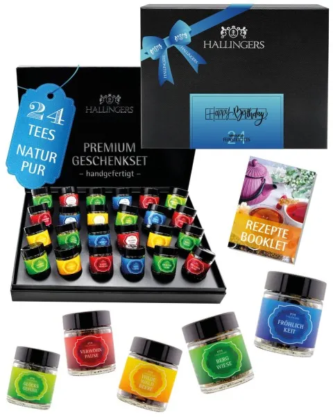 Happy Birthday - Tee-Set, 24x loser Tee Geschenkbox