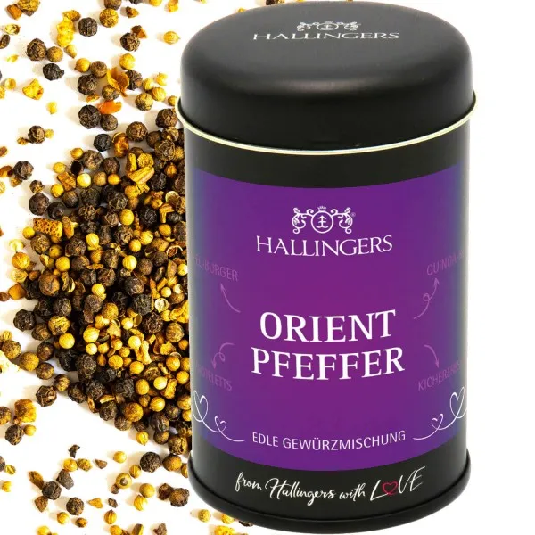 Orient-Pfeffer (für Pfeffermühle, Reis & Desserts) - Pfeffer, zum Kochen Geschenkdose