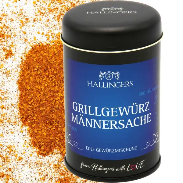 Männersache (für Marinaden, Spare Ribs & Grill) - Gewürzmischung, zum Kochen Geschenkdose