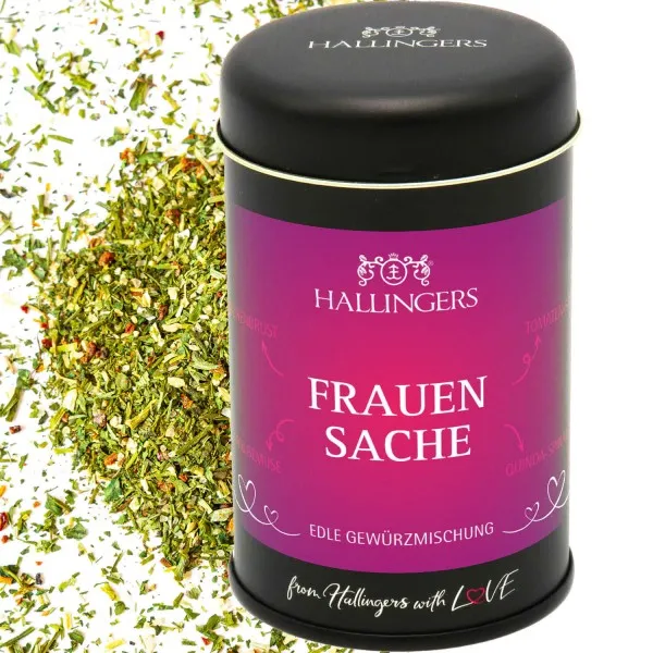 Frauensache (für Salat, Gemüse & Geflügel) - Gewürzmischung, zum Kochen Geschenkdose