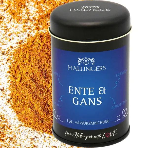 Ente & Gans (für Ente, Gans & Fasan) - Gewürzmischung, zum Kochen Geschenkdose