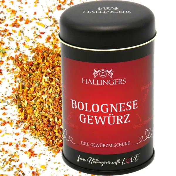 Bolognese (für Pasta, Sauce & Fleisch) - Gewürzmischung, zum Kochen Geschenkdose