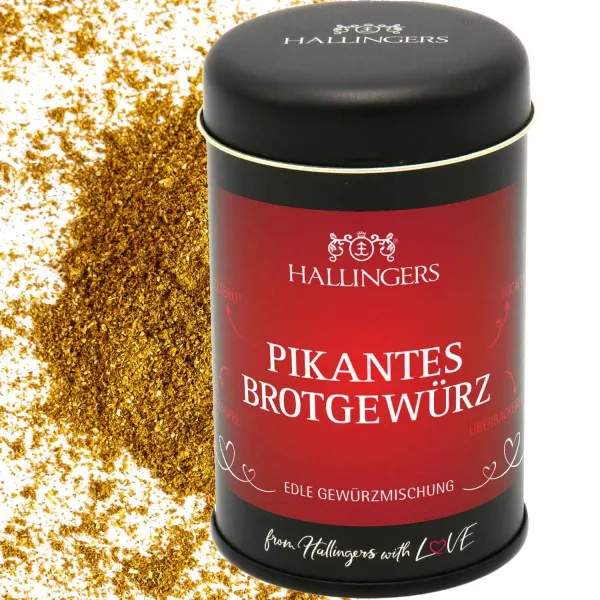 Pikantes Brotgewürz (für in oder auf das Brot) - Gewürzmischung, zum Kochen Geschenkdose