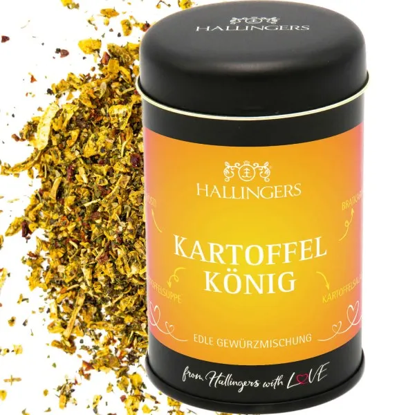BBQ Kartoffelkönig (für Kartoffeln, Suppen & Pommes) - Gewürzmischung, zum Kochen Geschenkdose