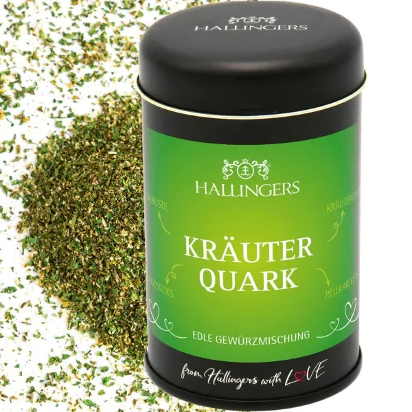 Kräuterquark (für Quark, Sauce & Kräuterbutter) - Gewürzmischung, zum Kochen Geschenkdose