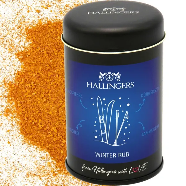 Winterrub (für Marinaden, Fleisch & Geflügel) - Gewürzmischung, zum Kochen Geschenkdose