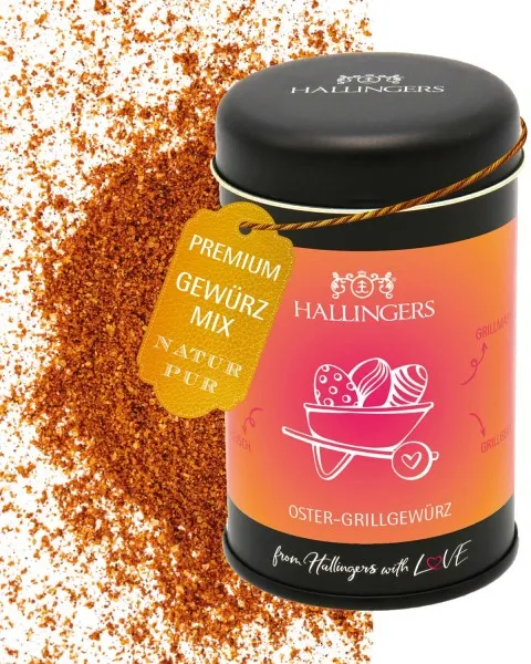 Oster Grillgewürz (für Marinaden, Fleisch & Geflügel) - Gewürzmischung, zum Kochen Geschenkdose