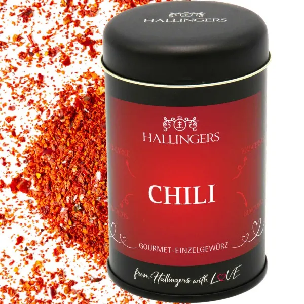 Chili (für Chili con Carne, Chicken & Guacamole) - Gewürz Basic, zum Kochen Geschenkdose