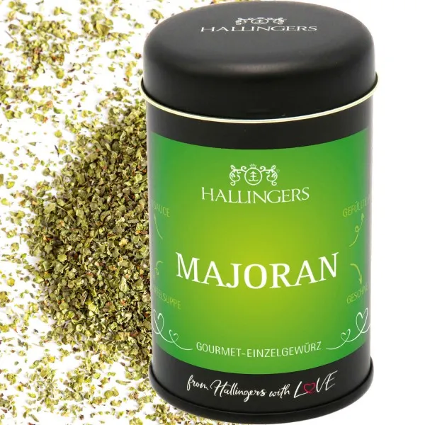 Majoran (für Sauce, Suppe & gefüllte Paprika) - Gewürz Basic, zum Kochen Geschenkdose