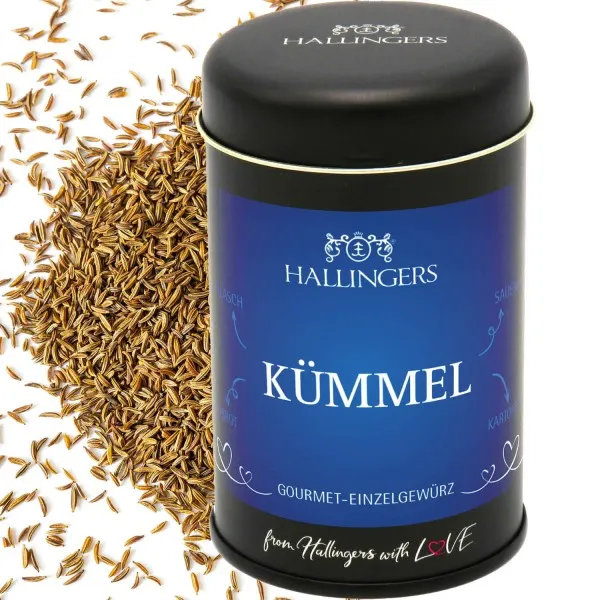 Kümmel (für Gulasch, Sauerkraut & Kartoffelsuppe) - Gewürz Basic, zum Kochen Geschenkdose