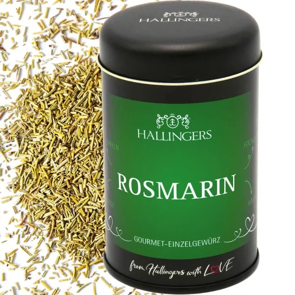 Rosmarin (für Lammkeule, Focaccia & Hendl) - Gewürz Basic, zum Kochen Geschenkdose