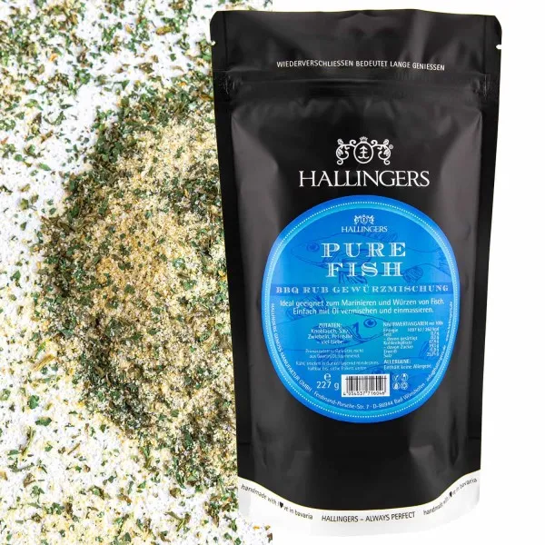 Pure Fish (für Tzatziki, Vorspeisen & Salate) - Gewürz-Rub, zum Marinieren Aromabeutel