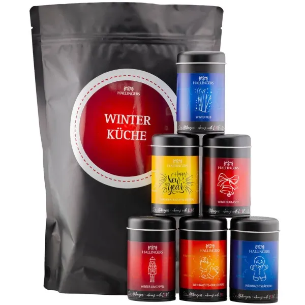 Winterküche XXL - Gewürz-Set, Probierset Aromadosen