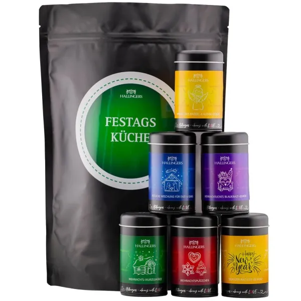Festtagsküche XXL - Gewürz-Set, Probierset Aromadosen