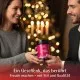 Frohe Ostern - pink - Pralinen-Osterei, ohne Alkohol handmade
