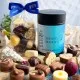 PRALINEN IN DER GESCHENKDOSE OHNE ALKOHOL - Edle handgemachte Pralinen aus feinstem Confiserie-Edelkakao, stilvoll verpackt in einer hochwertigen Geschenkdose. Perfekt als exklusives Geschenk für besondere Genussmomente