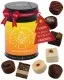 Weihnachtsgruß - Pralinen, ohne Alkohol handmade