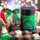 PRALINEN IN DER GESCHENKDOSE OHNE ALKOHOL - Edle handgemachte Pralinen aus feinstem Confiserie-Edelkakao, stilvoll verpackt in einer hochwertigen Geschenkdose. Perfekt als exklusives Geschenk für besondere Genussmomente