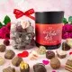 PRALINEN IN DER GESCHENKDOSE OHNE ALKOHOL - Edle handgemachte Pralinen aus feinstem Confiserie-Edelkakao, stilvoll verpackt in einer hochwertigen XXL-Geschenkdose. Perfekt als exklusives Geschenk für besondere Genussmomente