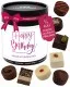 Happy Birthday Pink XXL - Pralinen, ohne Alkohol handmade