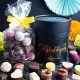PRALINEN IN DER GESCHENKDOSE OHNE ALKOHOL - Edle handgemachte Pralinen aus feinstem Confiserie-Edelkakao, stilvoll verpackt in einer hochwertigen XXL-Geschenkdose. Perfekt als exklusives Geschenk für besondere Genussmomente