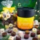 PRALINEN IN DER GESCHENKDOSE OHNE ALKOHOL - Edle handgemachte Pralinen aus feinstem Confiserie-Edelkakao, stilvoll verpackt in einer hochwertigen XXL-Geschenkdose. Perfekt als exklusives Geschenk für besondere Genussmomente