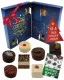 Adventskalender Christmas Time - Pralinen, ohne Alkohol handmade