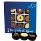 Blue, Zum Valentinstag L - Pralinen, mit & ohne Alkohol