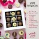 HANDWERK STATT MASSENWARE - Edition \Happy Birthday\: Vergiss billig produzierte Standard-Pralinen mit schöner Verpackung - entscheidend ist nicht nur der erste Eindruck, sondern der Geschmack, der noch lange in Erinnerung bleibt