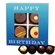 Happy Birthday - Pralinen, ohne Alkohol handmade