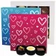 Pink&Blue Hearts 2x L - Pralinen, ohne Alkohol handmade