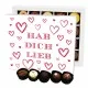 Hab Dich lieb XL - Pralinen, ohne Alkohol handmade