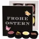 Frohe Ostern Black - Pralinen, ohne Alkohol handmade