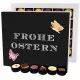 Frohe Ostern Black XXL - Pralinen, ohne Alkohol handmade