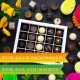 HANDWERK STATT MASSENWARE - Edition \Frohe Ostern grün\: Vergiss billig produzierte Standard-Pralinen mit schöner Verpackung - entscheidend ist nicht nur der erste Eindruck, sondern der Geschmack, der noch lange in Erinnerung bleibt