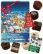 Adventskalender Bergdorf - Pralinen, ohne Alkohol handmade