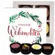 Frohe Weihnachten Kranz - Pralinen, ohne Alkohol handmade