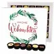 Frohe Weihnachten Kranz XXL - Pralinen, ohne Alkohol handmade