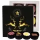 Merry Christmas Goldene Elche - Pralinen, ohne Alkohol handmade
