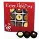 Merry Christmas Rot L - Pralinen, mit & ohne Alkohol