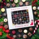 PRALINEN GESCHENKBOX MIT & OHNE ALKOHOL - Edle handgemachte Pralinen aus feinstem Confiserie-Edelkakao, stilvoll verpackt in einer hochwertigen XL-Geschenkbox. Exklusiver Schokoladengenuss für besondere Anlässe & genussvolle Momente