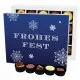 Frohes Fest Blau XL - Pralinen, ohne Alkohol handmade